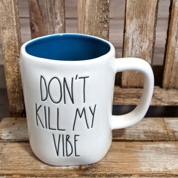 🇺🇸 Rae Dunn DON'T KILL MY VIBE Mug